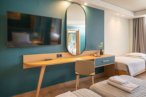 Superior-Verbindungszimmer mit Landblick