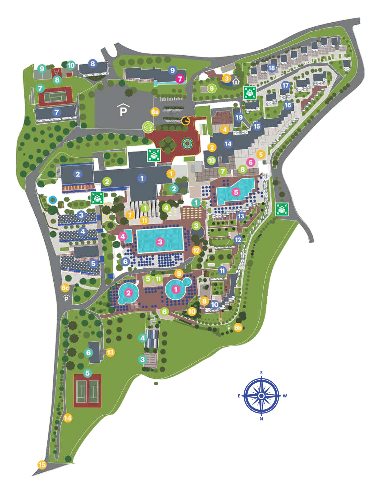 Belvedere Resort Map